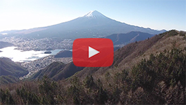 新道峠からの富士山空撮