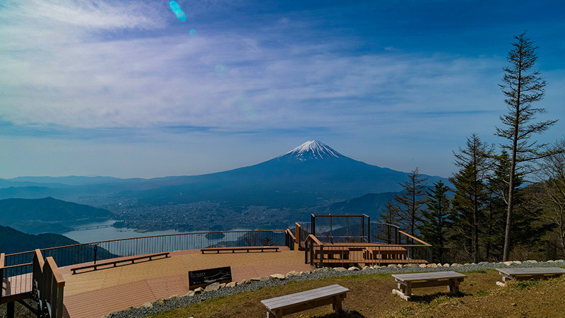 新道峠からの富士山ライブカメラ