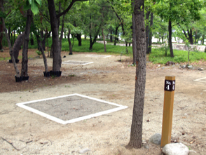 バーベキュー施設もあります